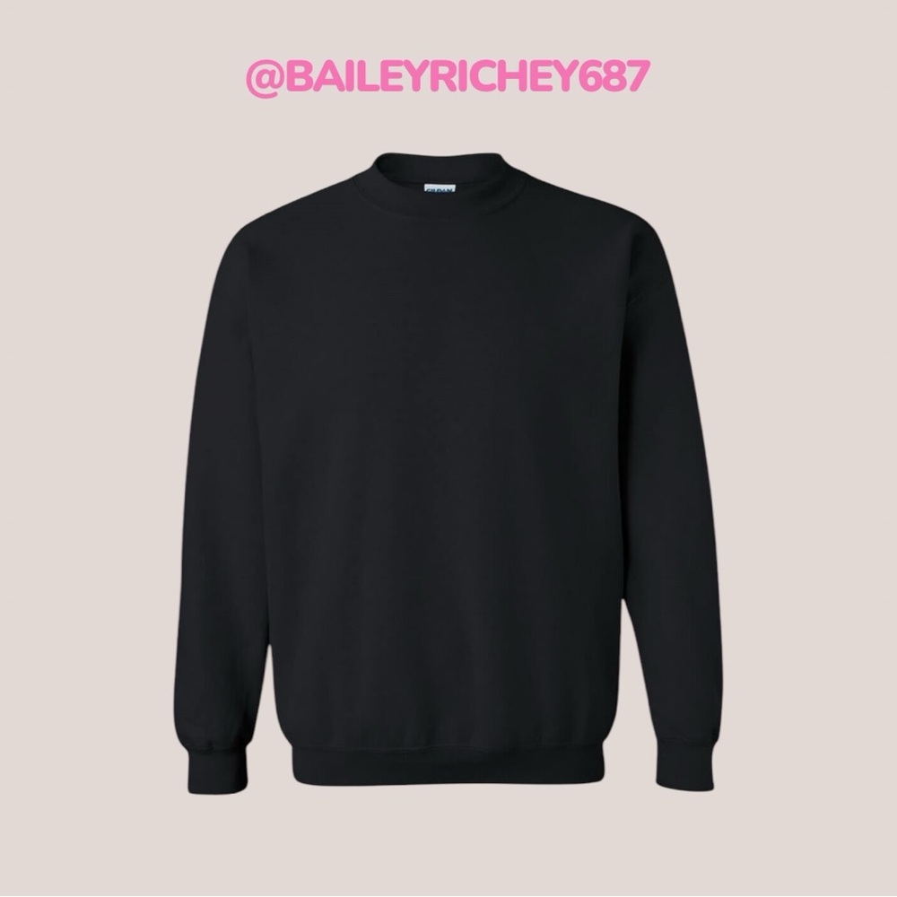 Custom Black Crewneck/Sweatshirt